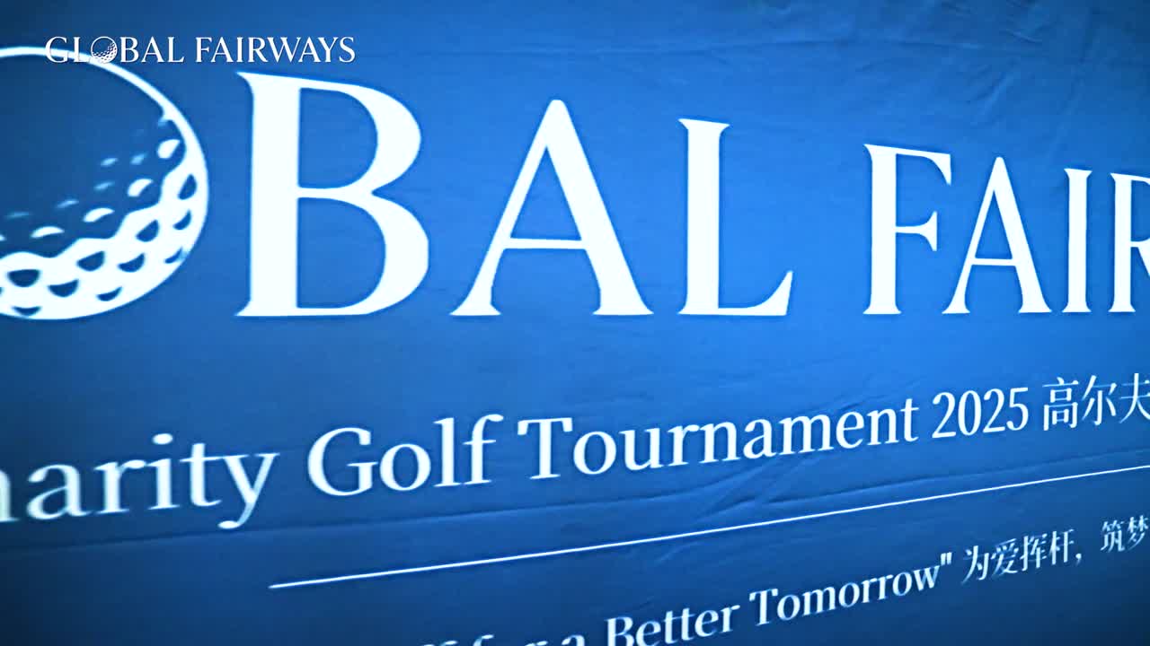 A golfer at the Global Fairways tournament